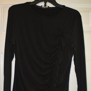 1. State Ruffle Ruched Long-Sleeved Top - Gently Used